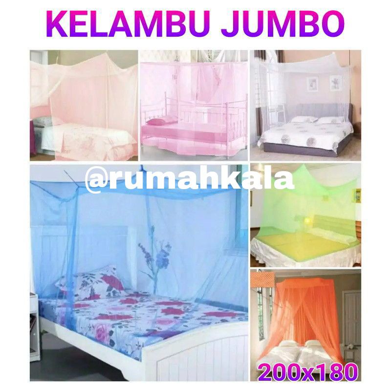 Kelambu Jumbo 180x200 cm Manohara kelambu anti nyamuk