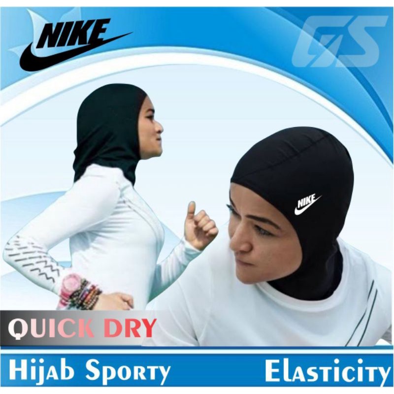 Hijab voli topi renang jilbab sepakbola olahraga kerudung voli hijab senam