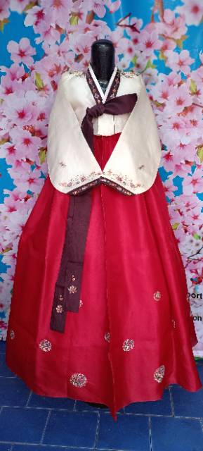 Hanbok marun bodirann