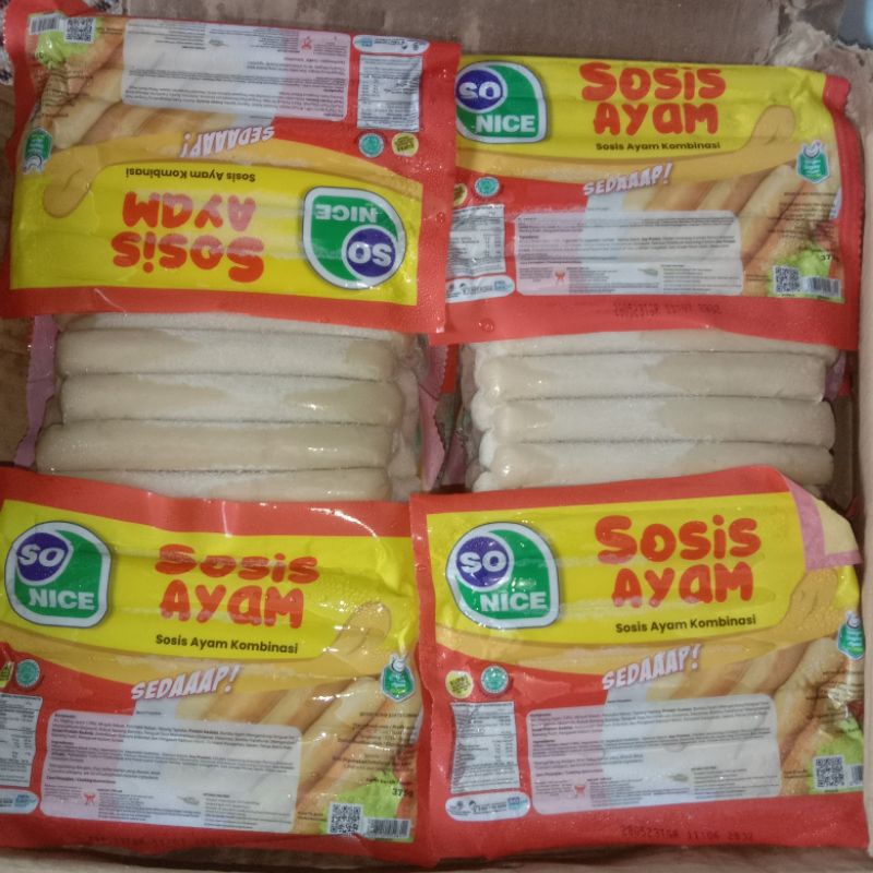 

SO NICE SOSIS AYAM 375 GRAM