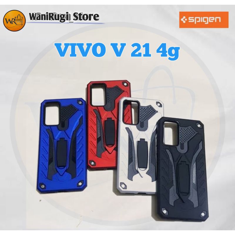 Casing Hardcase Vivo V21 4G Bahan Tebal With Standing