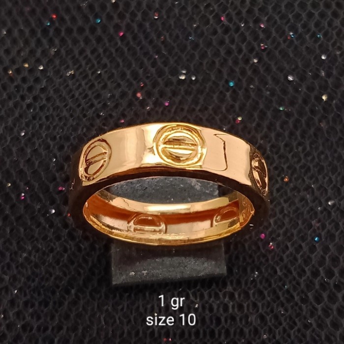 (BISA COD) cincin emas kadar 750 toko emas gajah online Salatiga 742 - 11