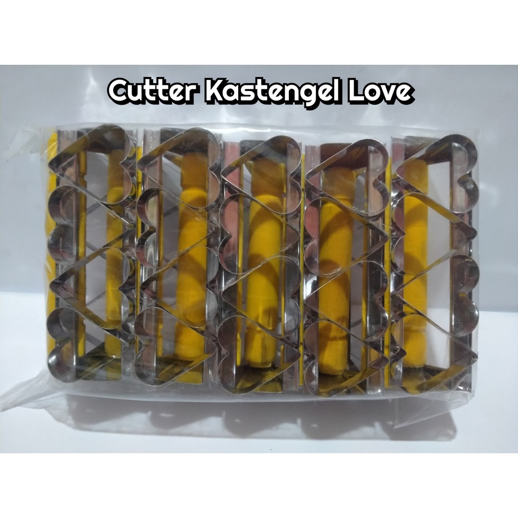 CUTTER KASTENGEL BANGKET KACANG KUE GAGANG KAYU MURAH CETAKAN KUE SALJU KUE KACANG KUE KEJU 1PACK ISI 10pc