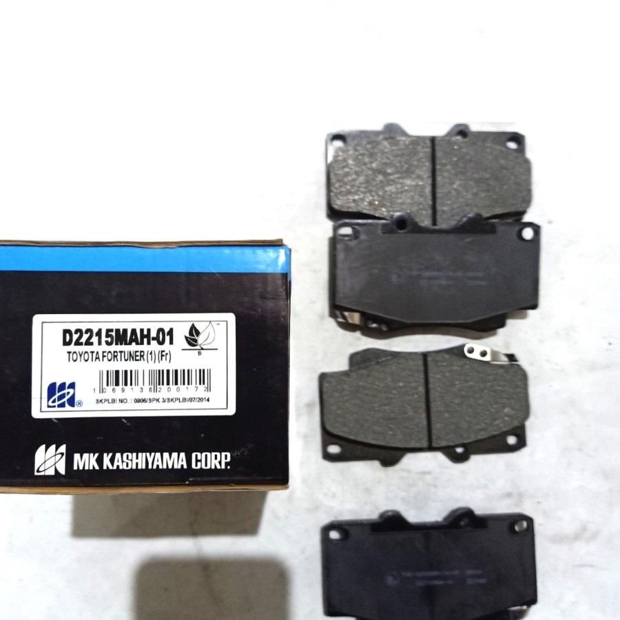 MK Kashiyama Kampas Rem Depan Brakepad D2215MAH Toyota Fortuner