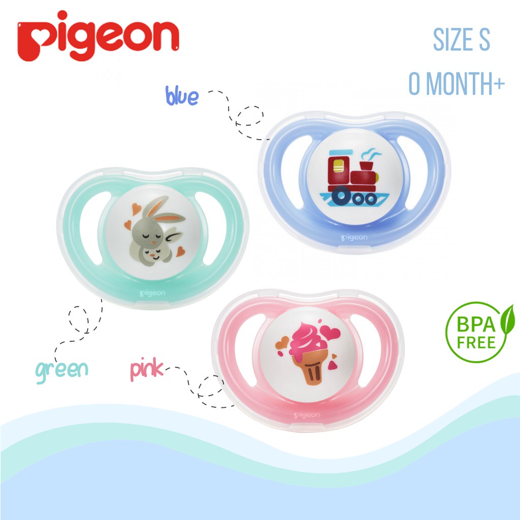 Pigeon Mini Light Pacifier / Soother Empeng Bayi (Tersedia varian ukuran dan motif)