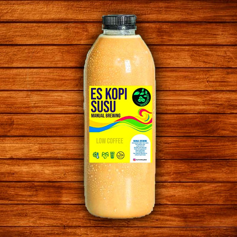 

KOPI SUSU 1 LITER ARABIKA ROBUSTA MANUAL BREWING JAVA PREANGER SINGLE ORIGIN LOW STRONG KEMASAN BOTOL KOPIKULAKU