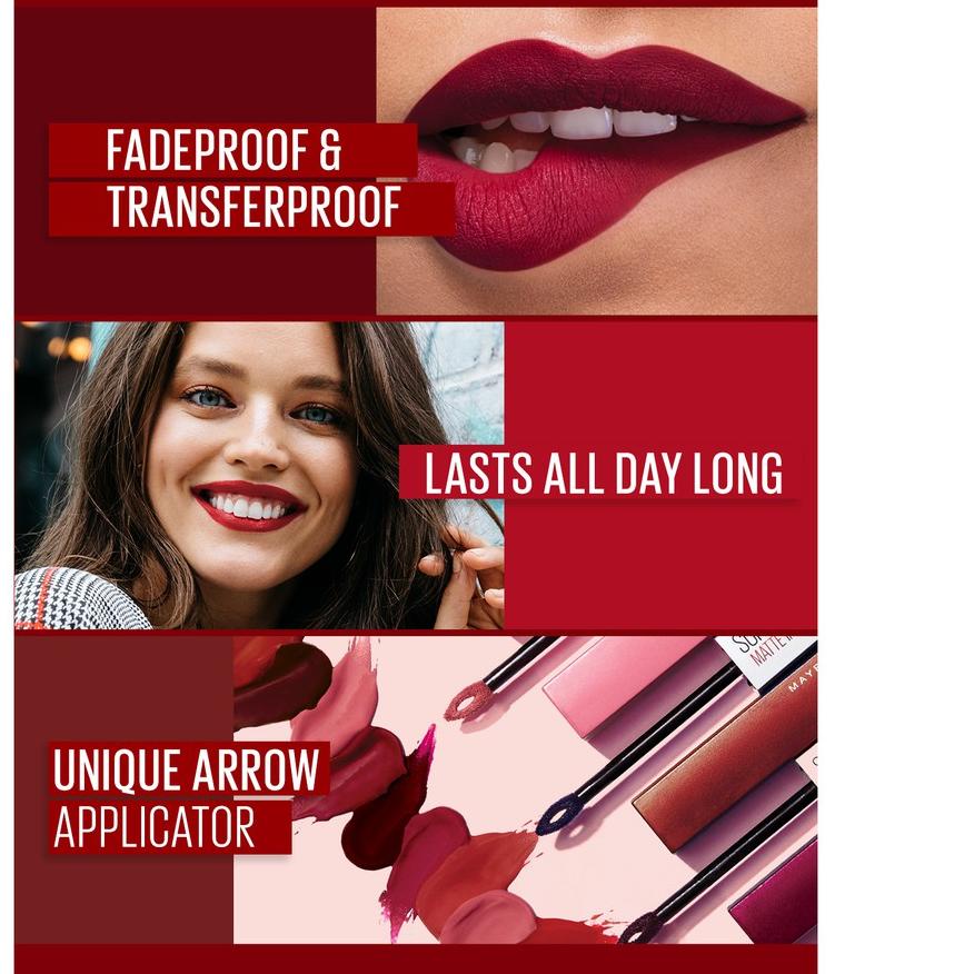 ➣ WARNA BARU Maybelline Superstay Matte ink Lip Cream ✽