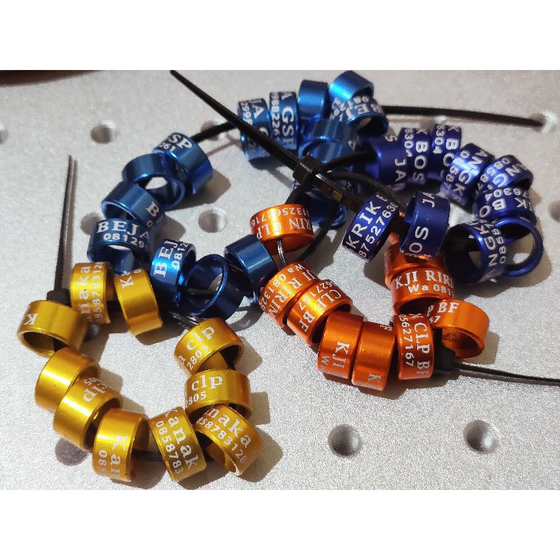 RING MERPATI DEWASA DIAMETER 9/9.8/10 mm NTUK KAKI MERPATI