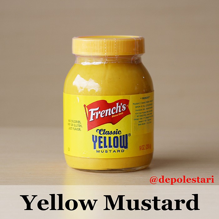 

French Classic Mustard Yellow 170gram