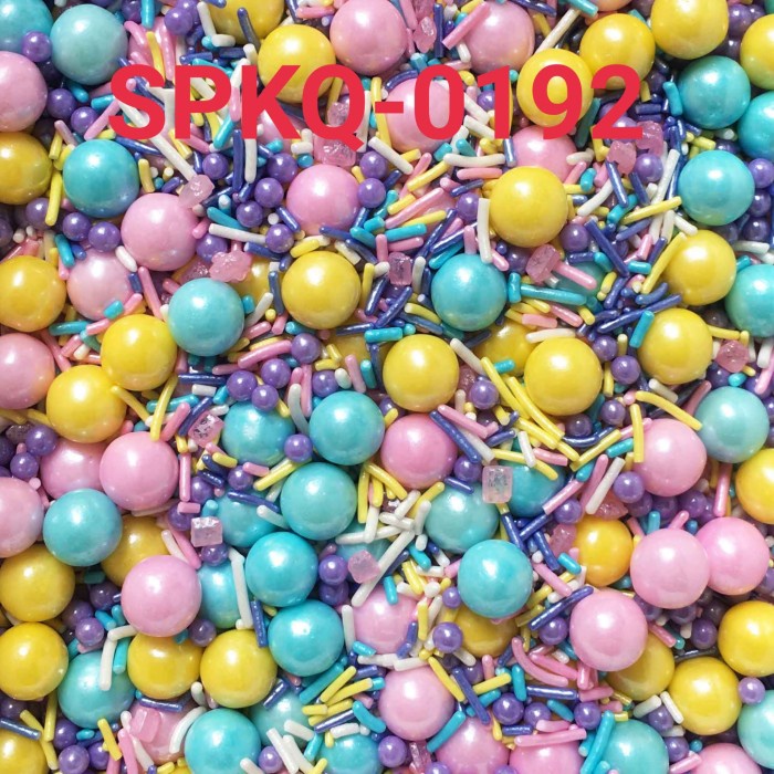 

SPKQ-0192 SPRINKLES SPRINKLE SPRINGKEL 250GR MUTIARA MIX PASTEL HEMAT