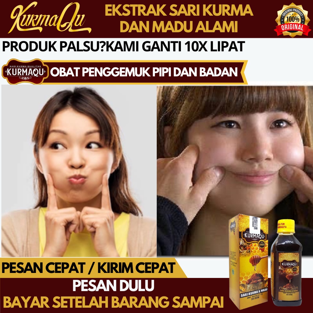 Obat Penggemuk Pipi / Madu Suplemen Penggemuk Badan / Obat Untuk Menggemukan Pipi / Obat Agar Pipi C