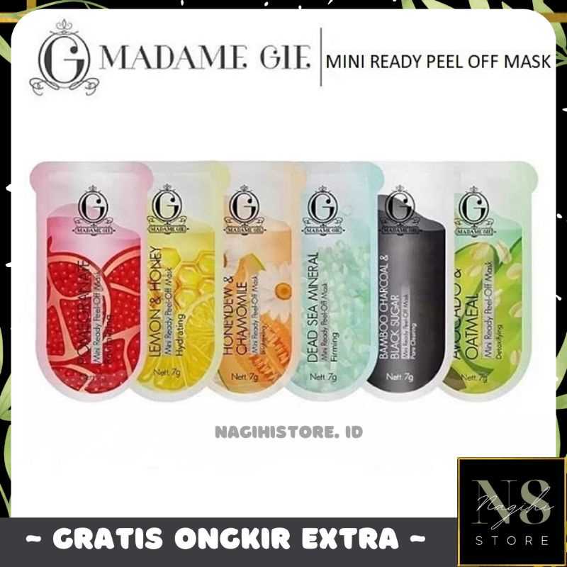 ✨NAGIHI✨ Madame Gie Mini Ready Peel Off Mask - Masker Peel Off -