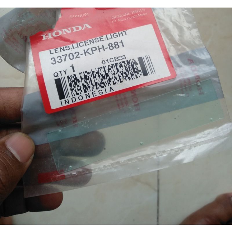 mika lampu plat nomor belakang lens karisma 33702 kph 881