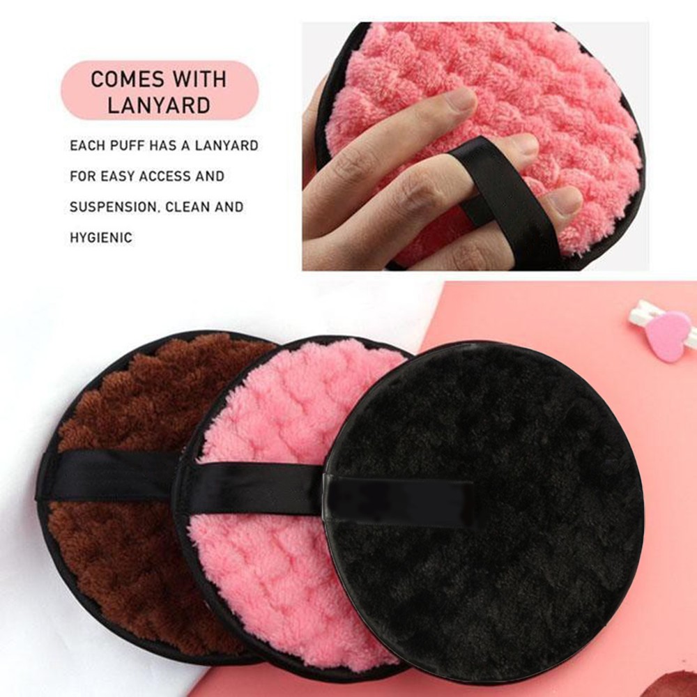 Makeup Removal Sponge Puff Double-Sided Face Cleansing Remover