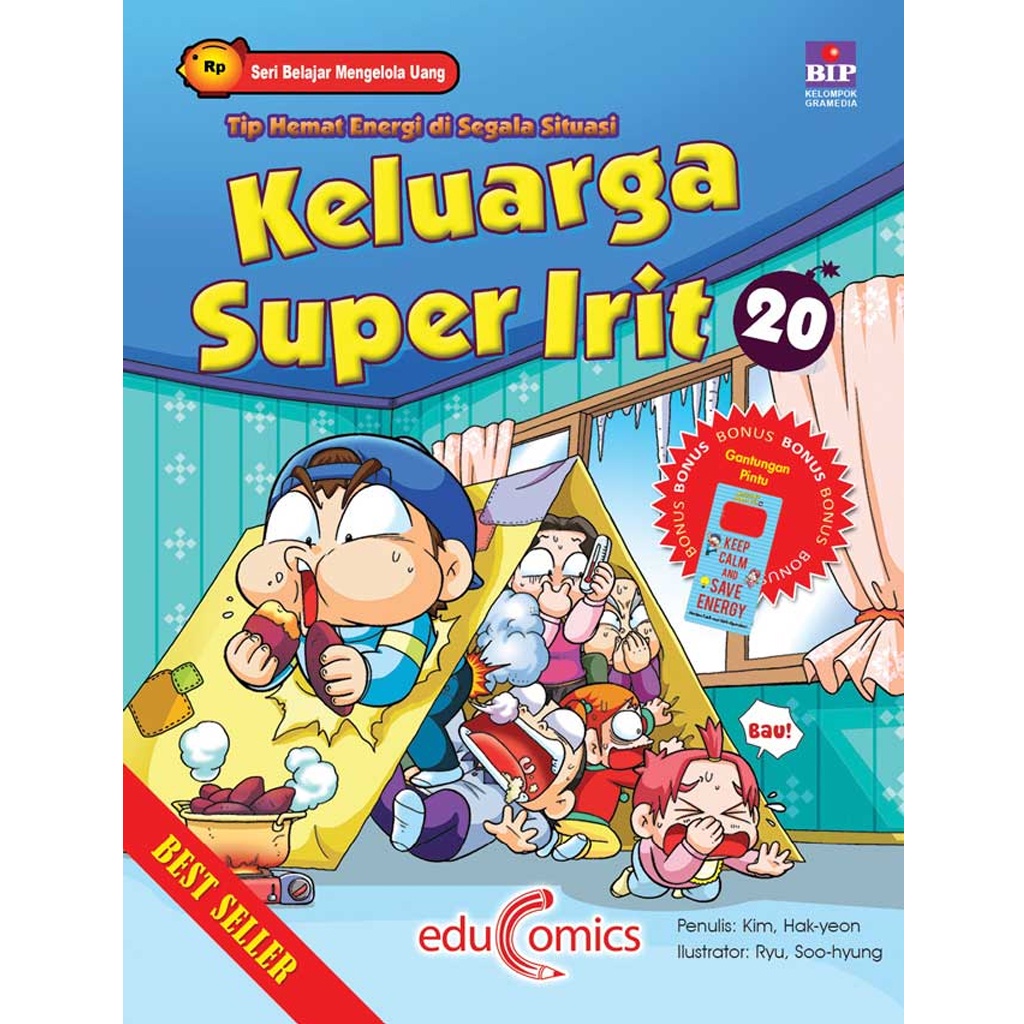 Gramedia Bali - Educomics : Keluarga Super Irit 20 : Tip Hemat Energi Di Segala Situasi