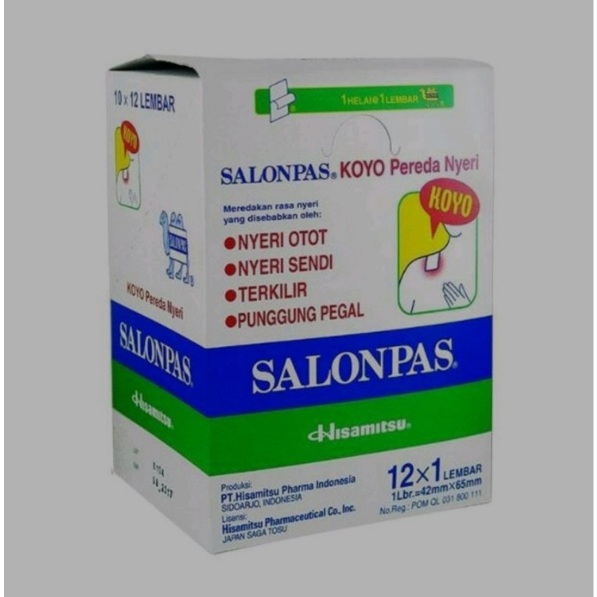 salonpas koyo hangat / koyo hot 5x2 lembar