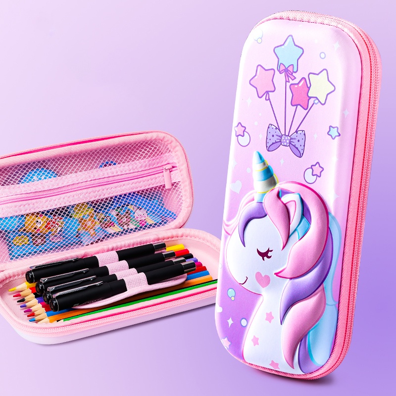 MTOYS - TEMPAT PENSIL ANAK TIMBUL 6 DIMENSI KARAKTER UNIK 2D AESTHETIC  ASTRONOT UNICORN COWOK CEWEK BISA UNTUK SEKOLAH - M0188