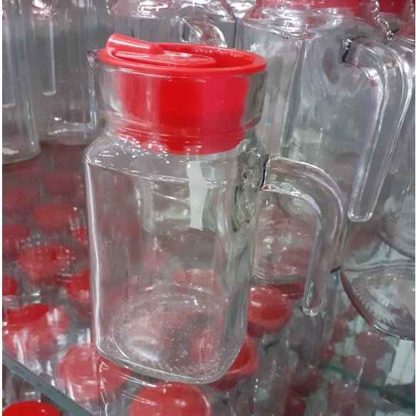 Pitcher Kaca 1Pcs 500ml / Teko Air Kaca / Teko Kaca Murah / Teko Kaca Kedaung