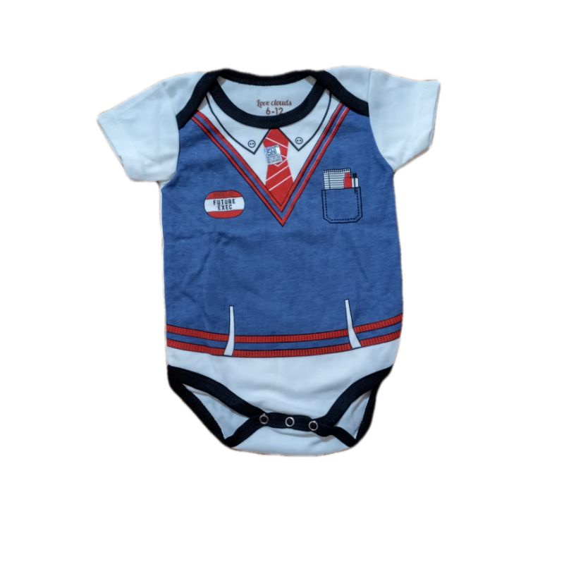 jumper bayi lucu/ baju bayi lucu-Dasi jas navy