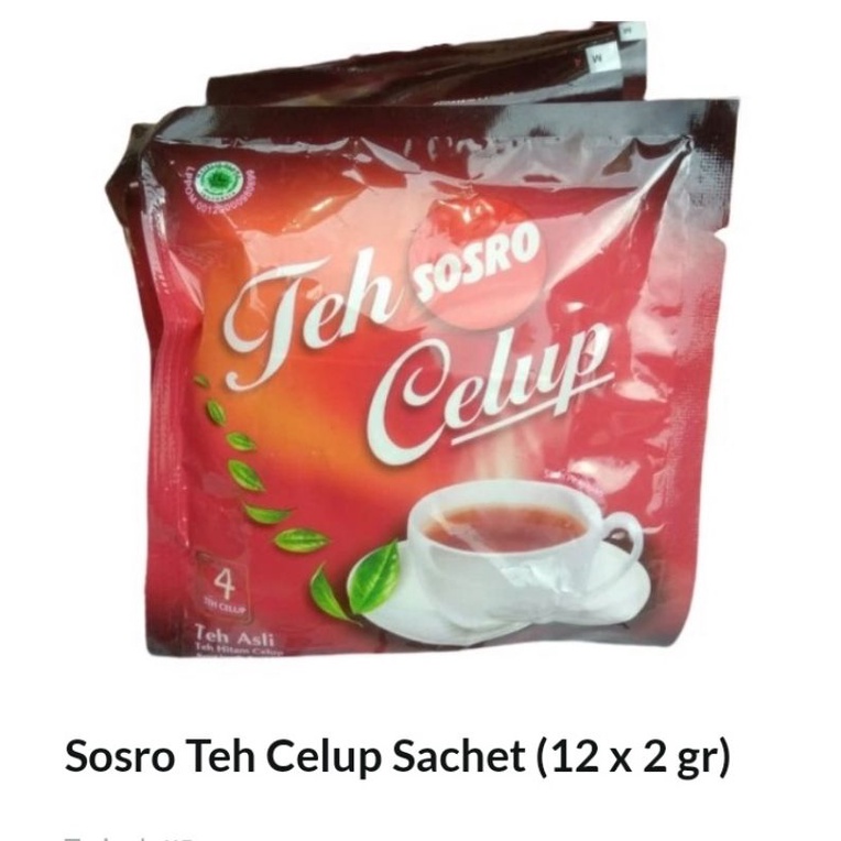 

Sosro teh celup