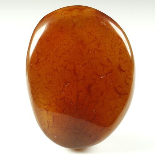 CV111 Natural Namibian Red Fire Agate Carving Buddha 620ct