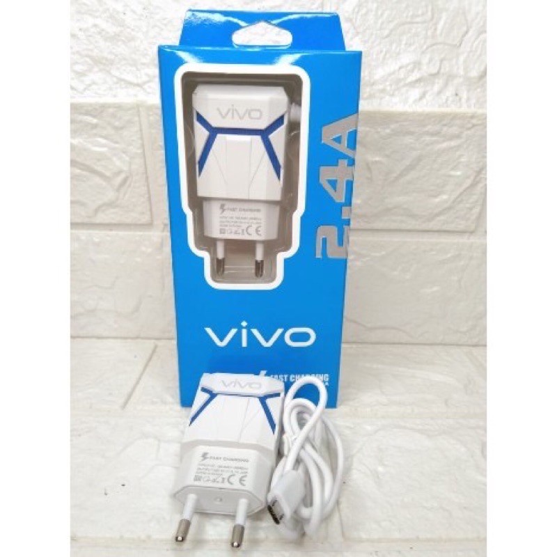 CHARGER LED BRANDED 2.4 A TRAVEL CAS HP BRAND VIVO FAST CHARGING