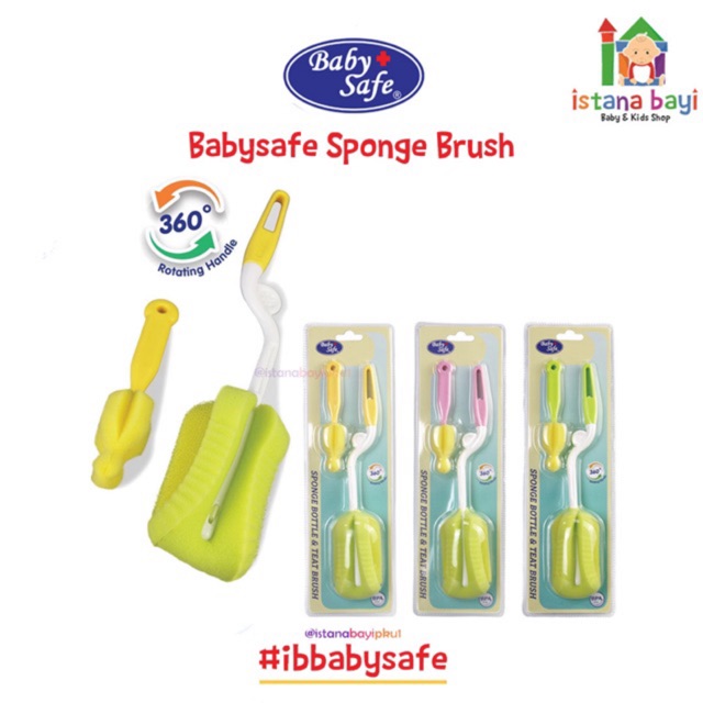 BABY SAFE SPONGE Brush BS368 / Sikat Botol