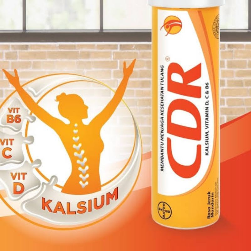 CDR EFFERVESCENT/Suplemen Makanan untuk Kesehatan Tulang