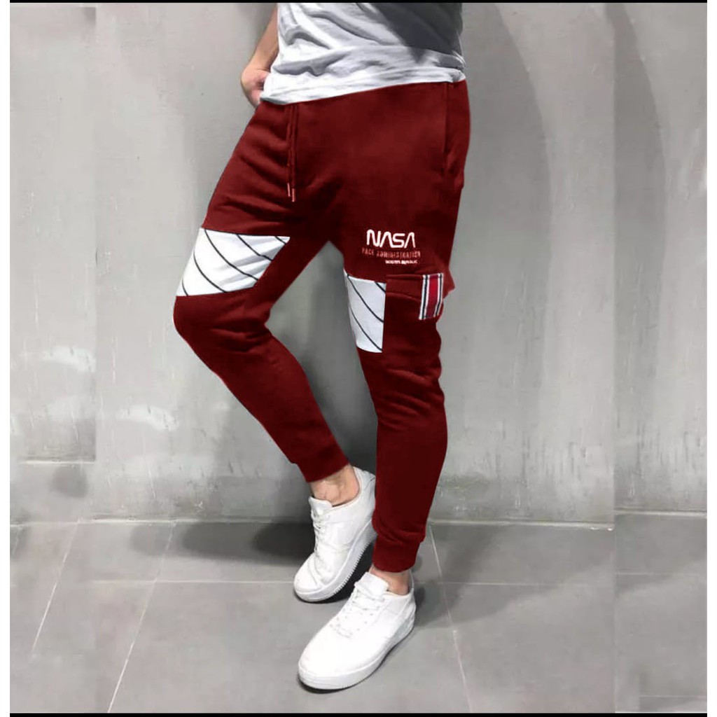 INDOBEST CELANA PANJANG NASA / JOGGER SPORTY TERLARIS KEKINIAN