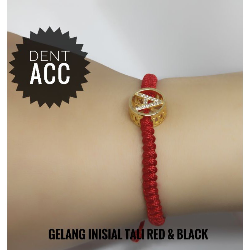 gelang inisial tali Korea