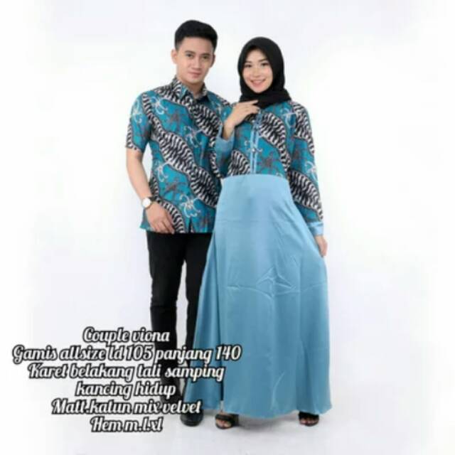  0 ulasan

Couple Gamis Hem Batik F 1