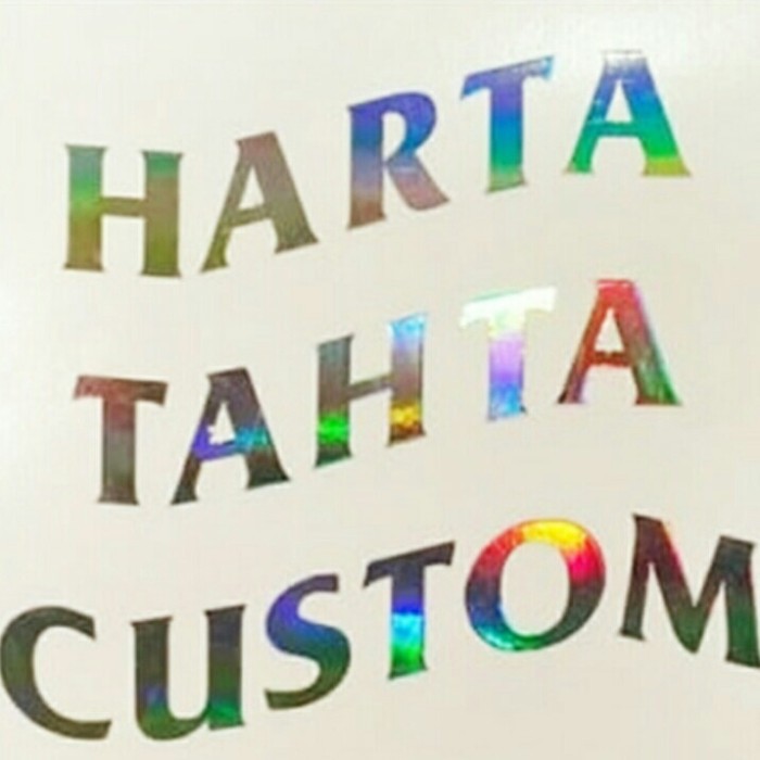 

Stiker Harta Tahta Custom