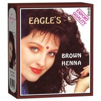 Pewarna Rambut Henna Eagle Herbal Hair Dye - Brown Henna