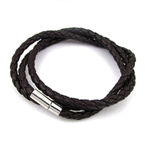 OILA gelang kulit twist leather bracelet (1H5) jge055