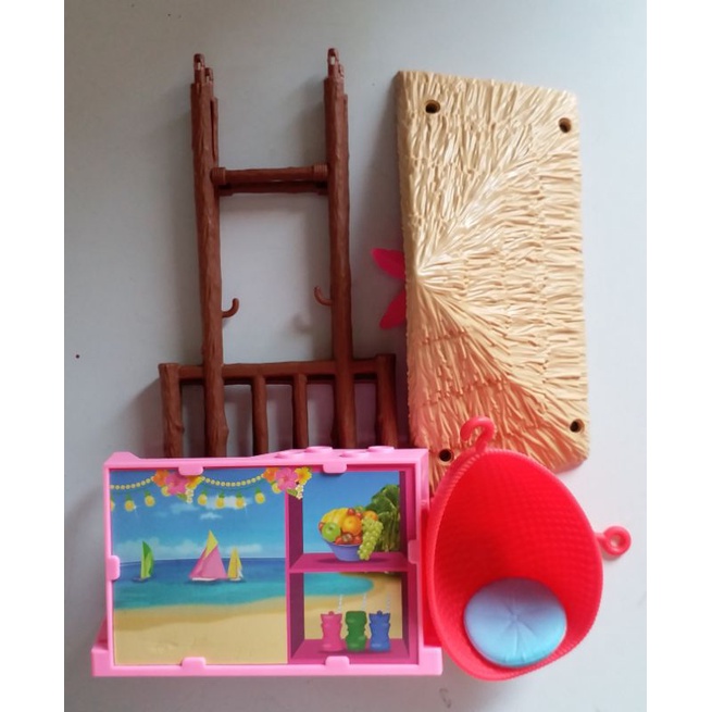 barbie chelsea cafe beach playset preloved