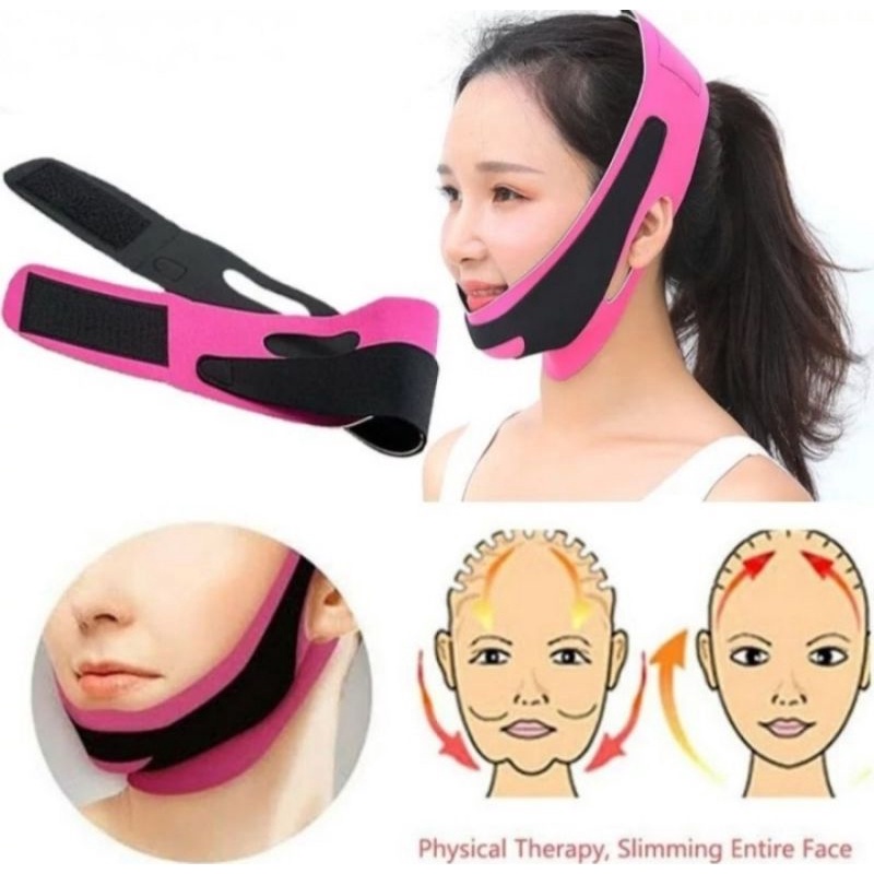 Korset Pria / Wanita Sabuk Pelangsing Pipi penirus Plangsing Sabuk Korset Belt FACE OVAL