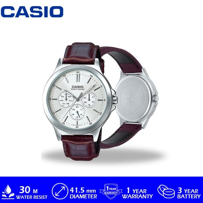 Jam Tangan Casio General MTP-V300L-7AUDF Original Murah Termurah