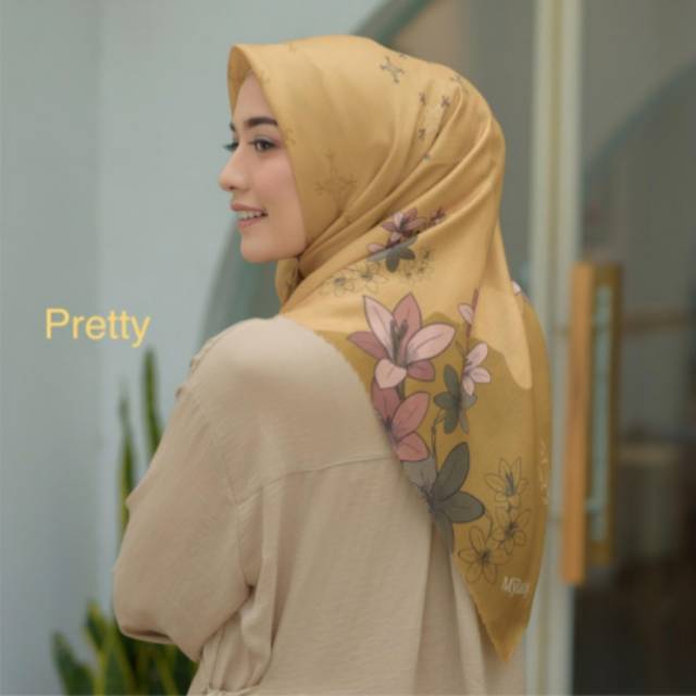 HIJAB SEGI EMPAT VOAL MOTIF LASERCUT PREMIUM TERBARU BEST SELLER || Pretty