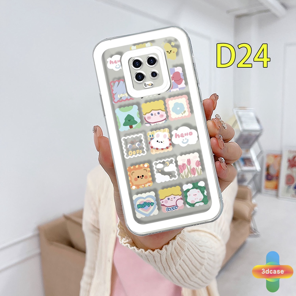 Casing Soft Case Xiaomi Redmi Note 9 8 10 10S 9 10 PRO MAX 11 9S Xiaomi Redmi POCO C3 C31 X3 NFC X3 PRO Redmi 9C NFC 9A 9i 9T 9AT 9ACTIV 9 PRO Power 10X POCO M2 PRO 10 Prime Cute Cartoon Cloud  Bear Transparent Case