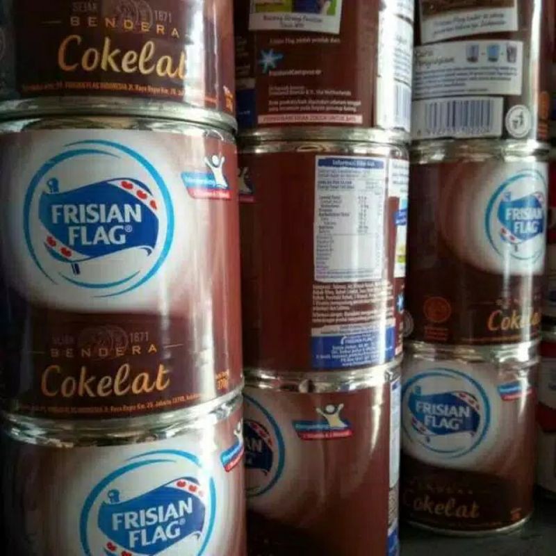 

Susu Bendera kaleng coklat 12 kaleng