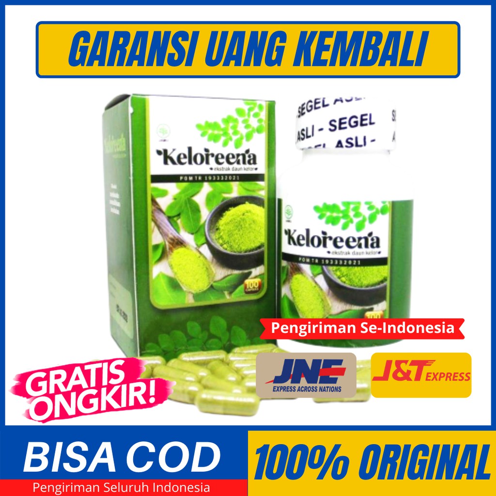 Keloreena Ekstrak Daun Kelor 100% Original