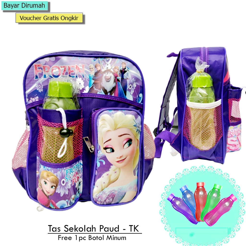 FRN - Tas Ransel Anak Aneka Karakter Bag Backpack Mini Kids Motif Cartoon Cute Import Murah-FR0-ZEN