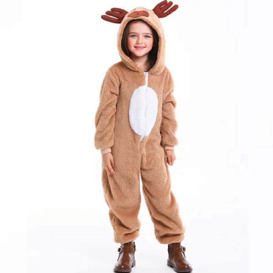 Reindeer costume christmas costume kostum natal anak rusa kutub 2