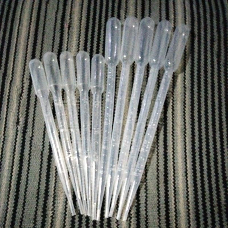 Pipet Tetes Plastik 3 ml &amp; 5 ml// Pakan Ikan // Kebutuhan Budidaya Ikan