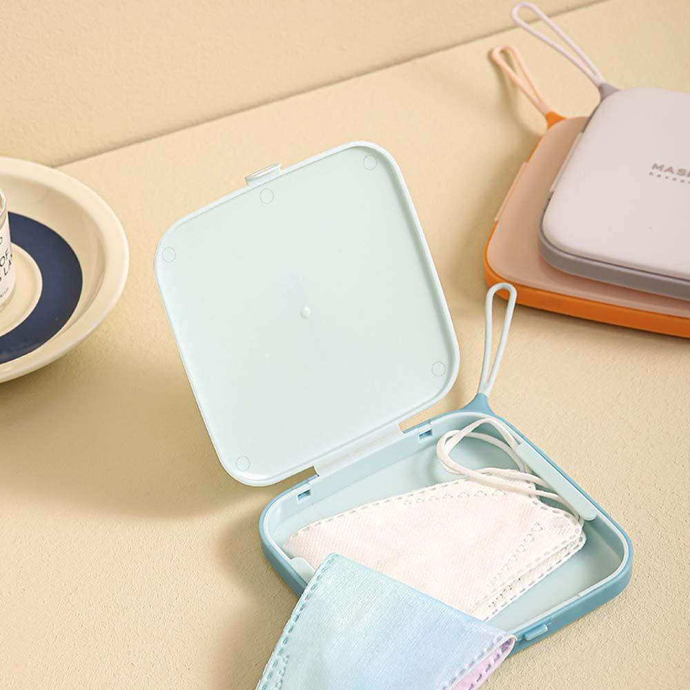 R-FLOWER Disposable Case Outdoor Reusable Holder Simpan Wadah Wajah