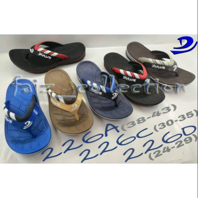 Sandal Jepit Pria Dulux, Bahan Karet