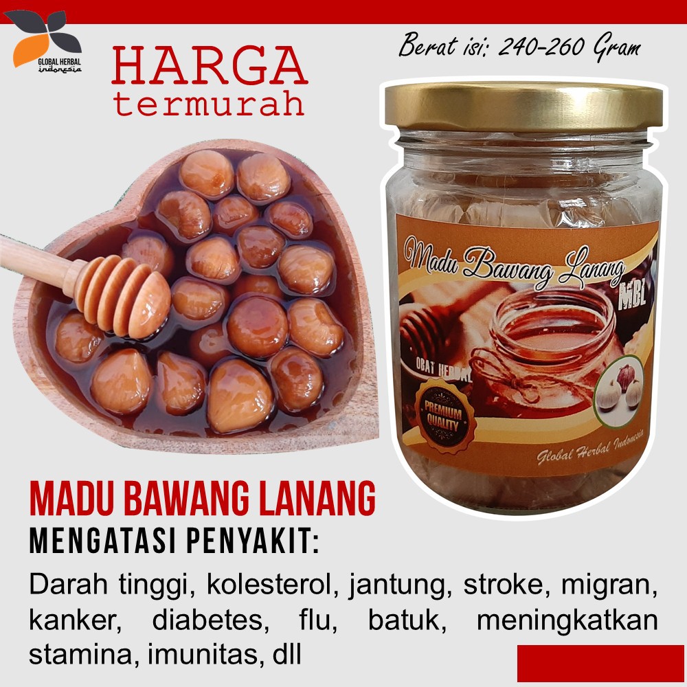 

Madu Murni Bawang Putih Tunggal Lanang Banyak Khasiatnya