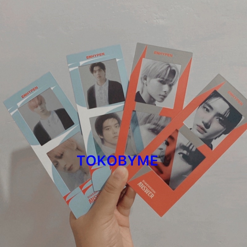 

OFFICIAL PHOTO BOOKMARK ENHYPEN D:A yet/no
