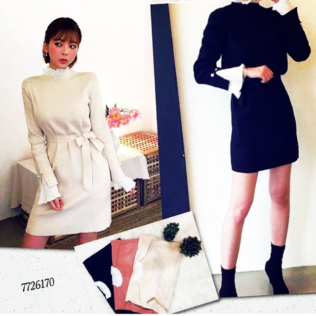 Dress rajut import china