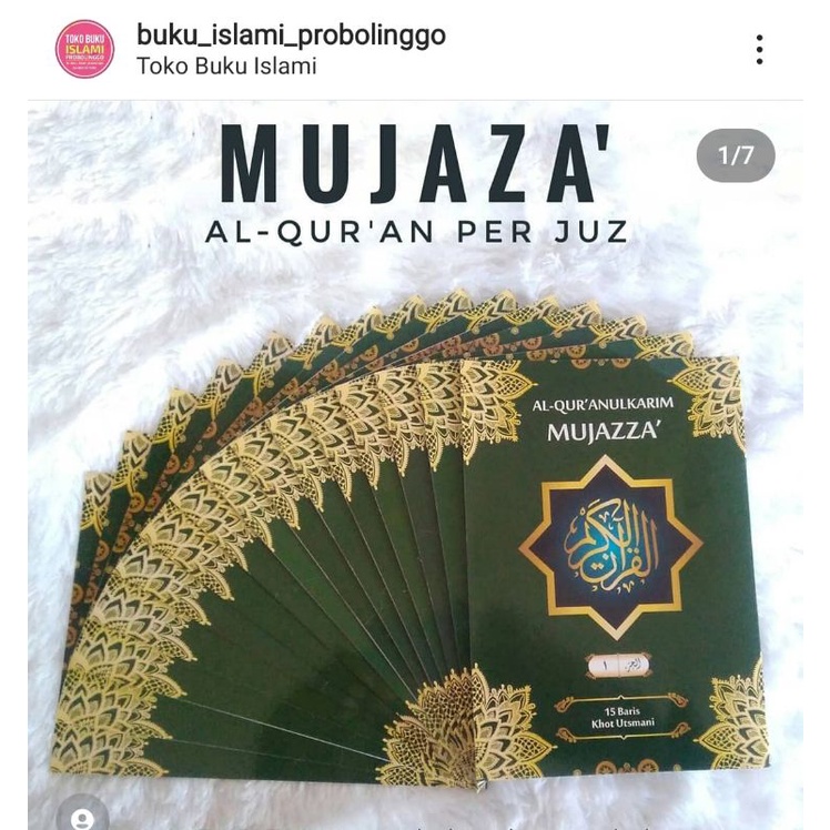 

AL-QUR'AN PER JUZ / Al Quran per juz / Mujaza Ukuran A4